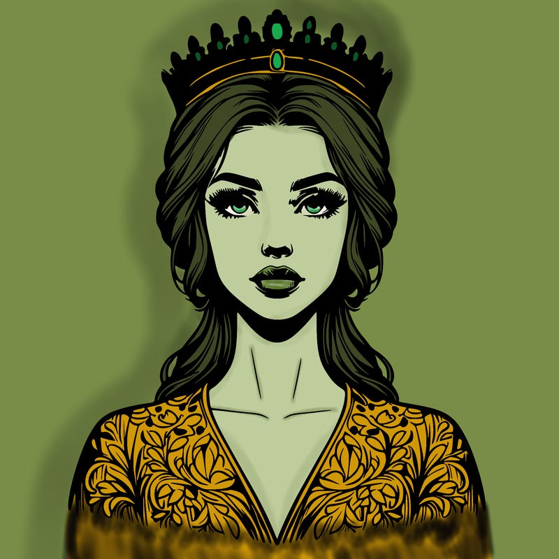 realistic beautiful queen