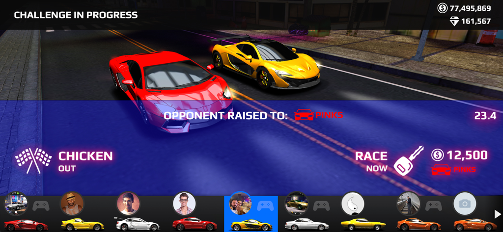 Rush Racing 2 - Drag Racing - High stakes pink slip drag race challenge between two supercars in Rush Racing 2