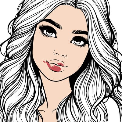 beautiful realistic girl