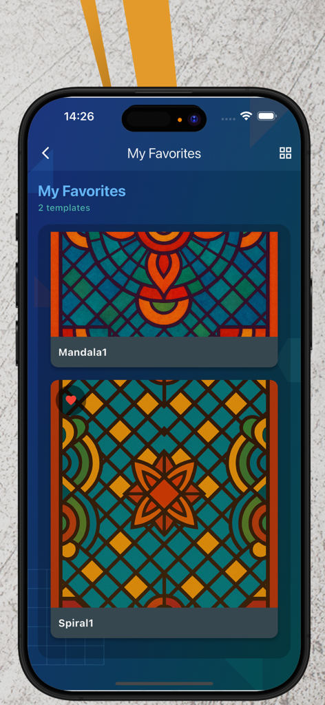 Geometric Coloring GG - La aplicación Coloración Geométrica GG muestra las plantillas favoritas de mandalas y espirales