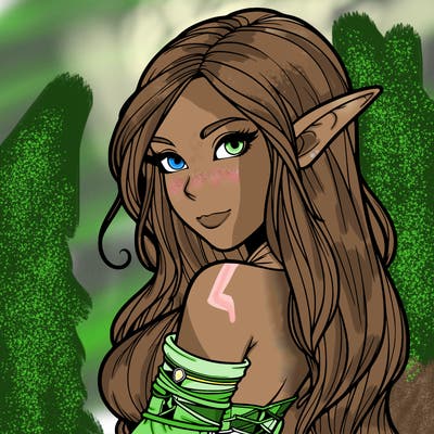 realistic girl elf