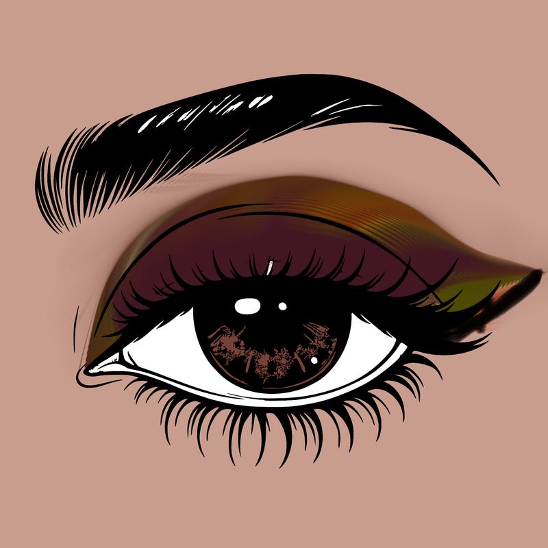 eye closed realistic