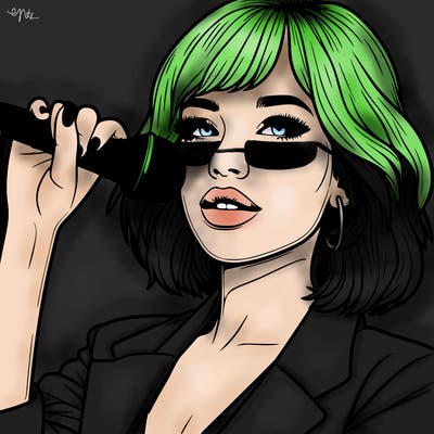 billie  eilish realistic