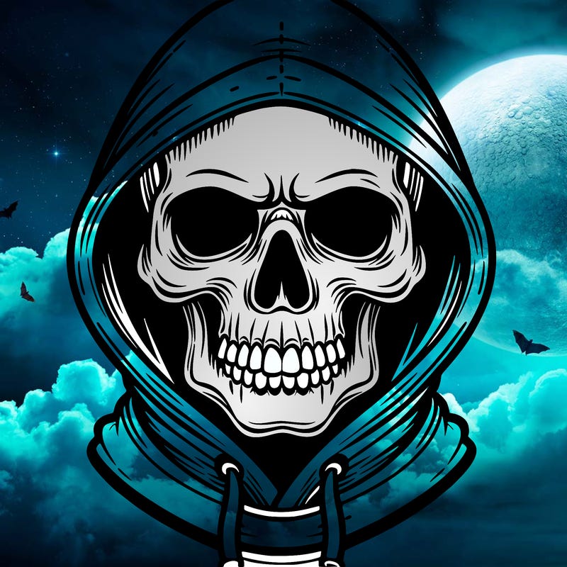 skull hoodie