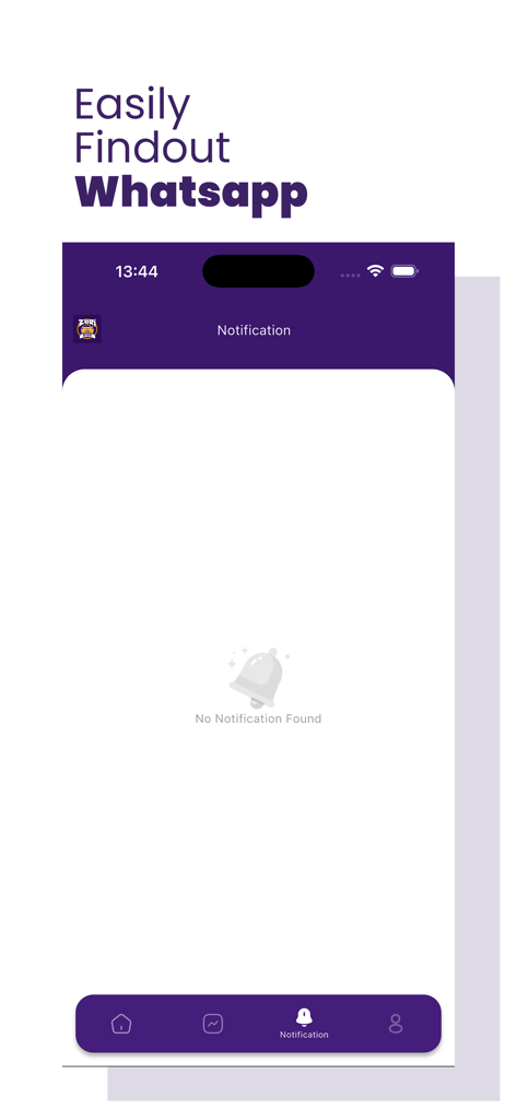 Interface of the Zuri Ride app showing the notification screen with a bell icon and navigation menu.