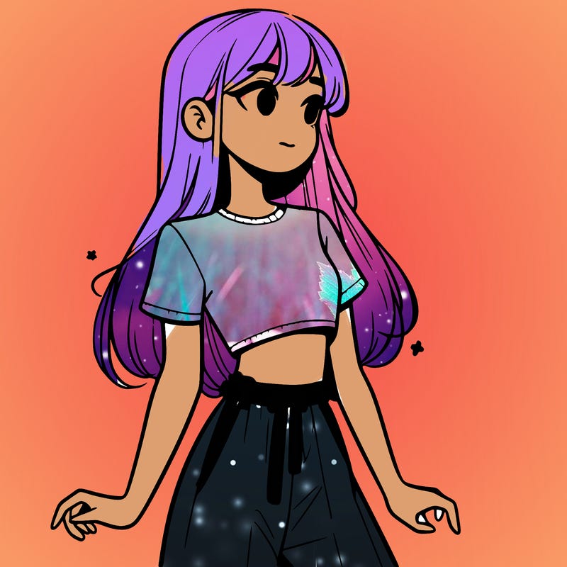 girl in a cute crop top