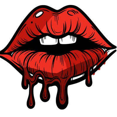 lips that look realistic and drip