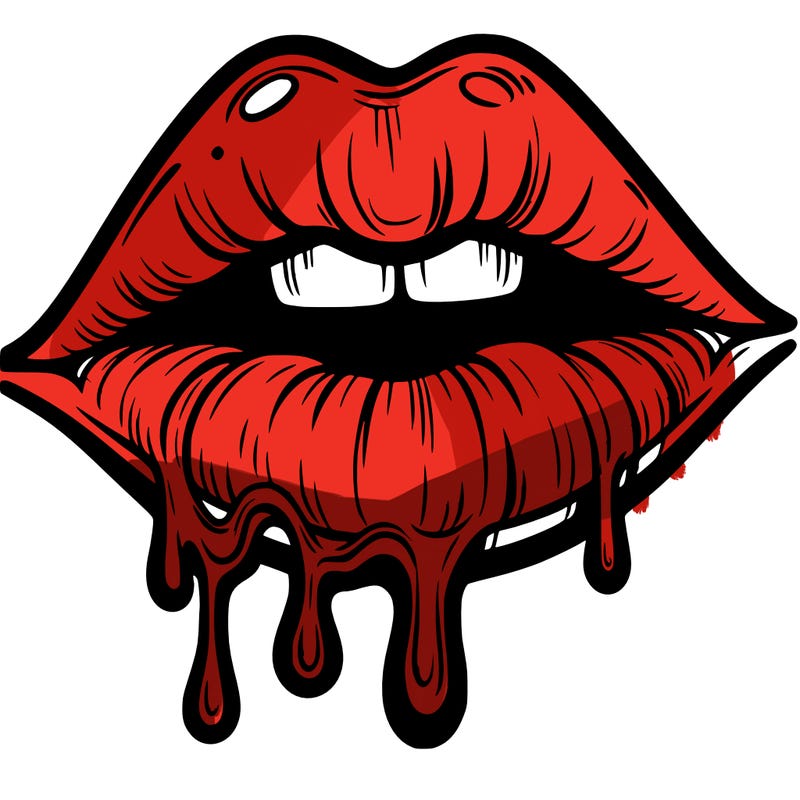 lips that look realistic and drip
