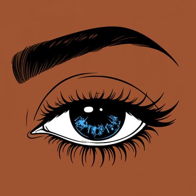 eye closed realistic