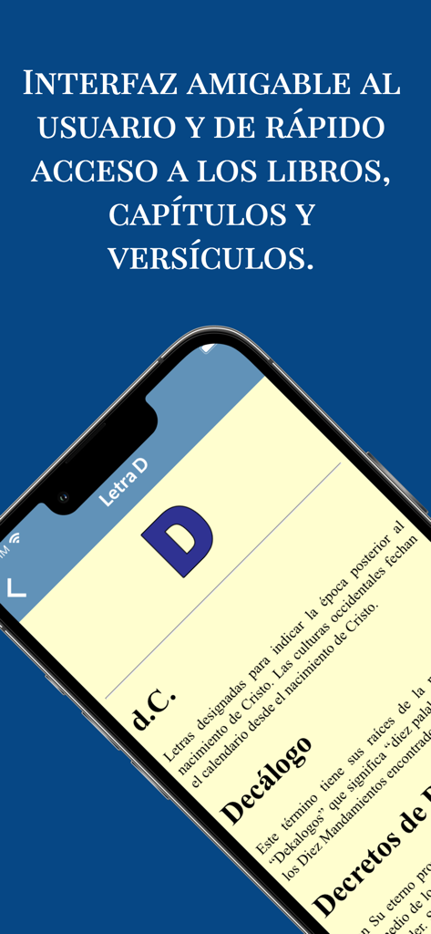 La Biblia de Jerusalén - Spanish Catholic Bible app interface showing a theological dictionary entry.