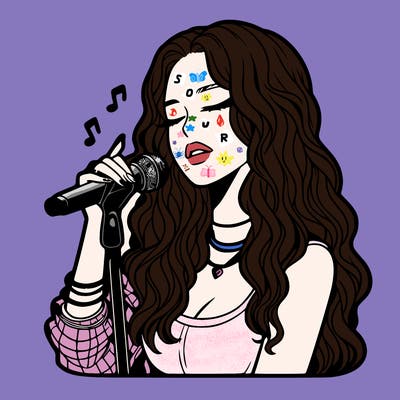 realistic female singer