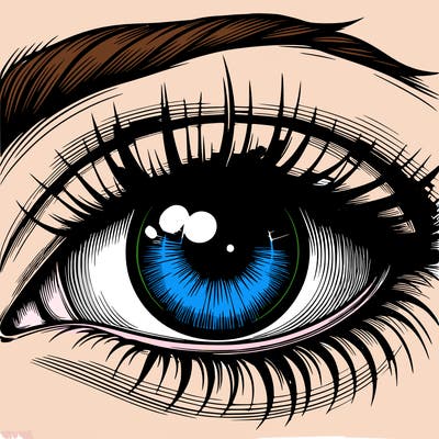 realistic eye