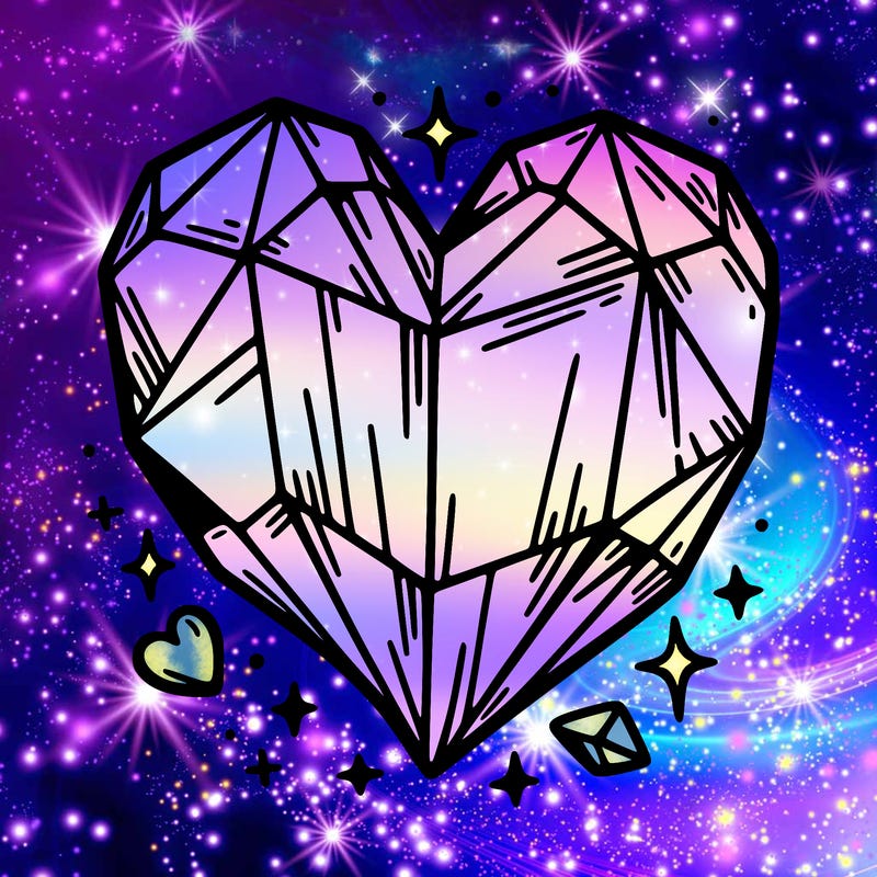 crystal heart