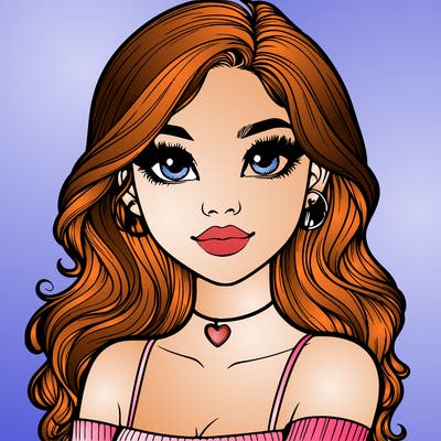 realistic pretty girl