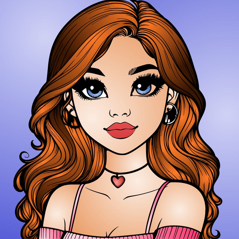 realistic pretty girl