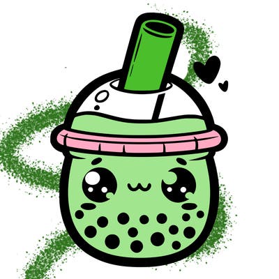 cute boba tea