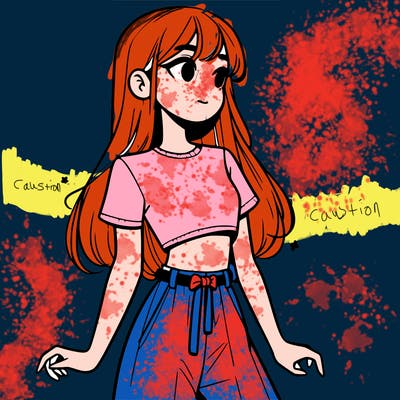 girl in a cute crop top