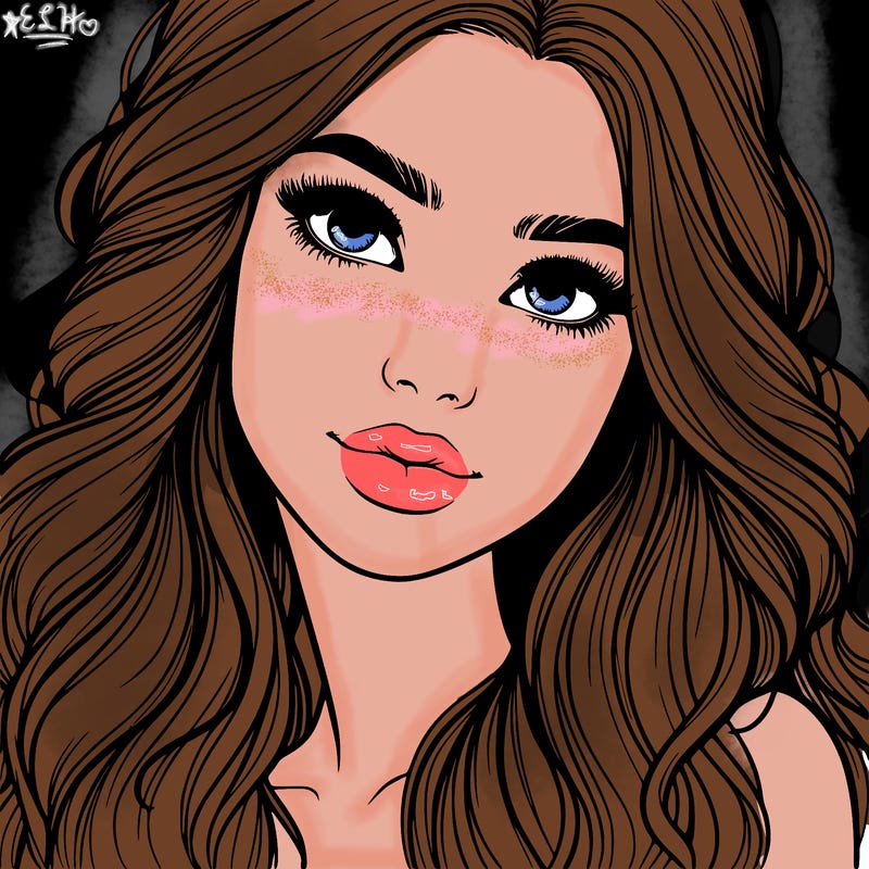 beautiful realistic girl