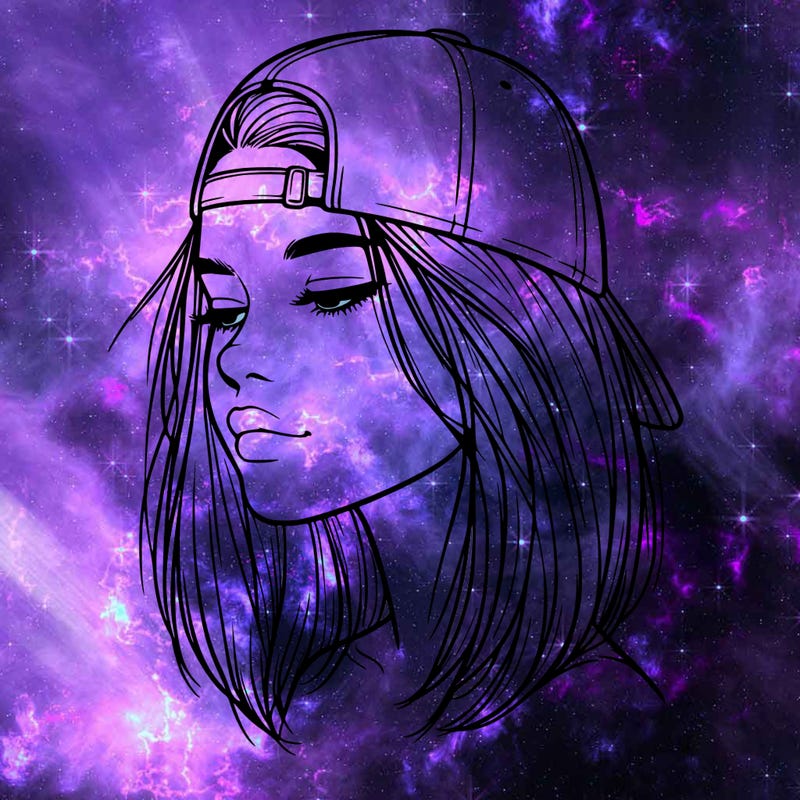 realistic  girl with a backwards hat