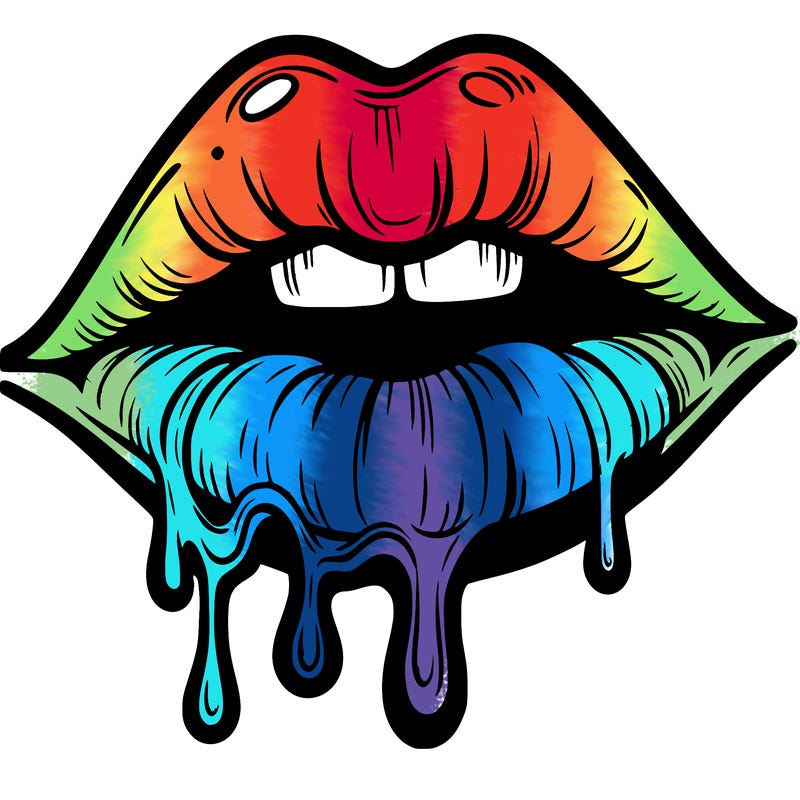 lips that look realistic and drip