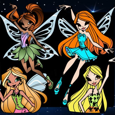 winx club fairies