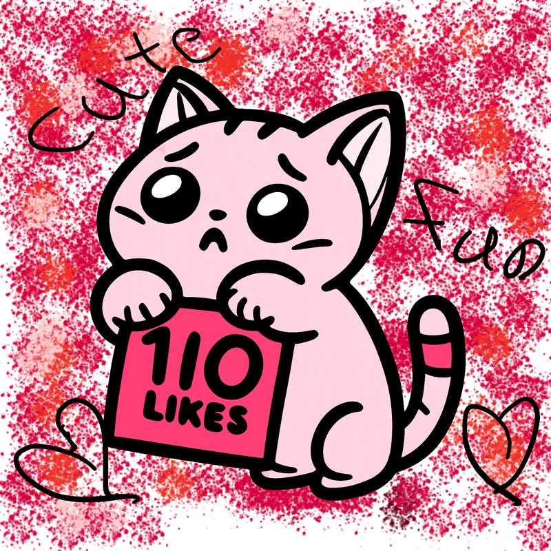 a cat begging for 10 likes