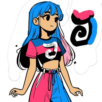 girl in a cute crop top