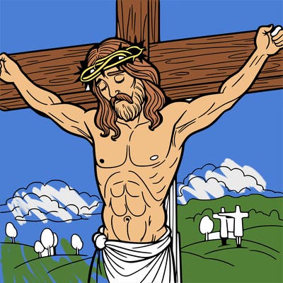 jesus on the cross