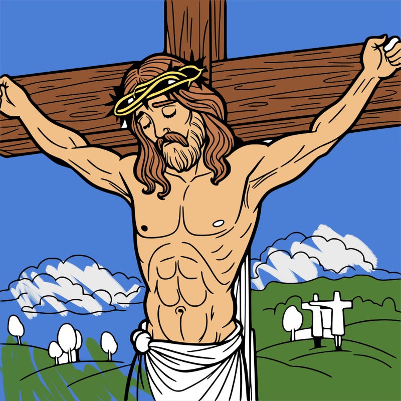 jesus on the cross