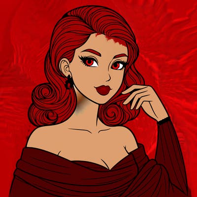 an elegant woman
