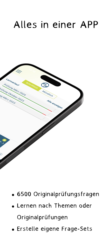 ikreawi 2.0 - Smartphone display showing ikreawi 2.0 app learning progress and exam preparation features.