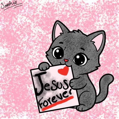 a small cat with a blank sheet of paper in its hand. the cat is sooooooo cute!