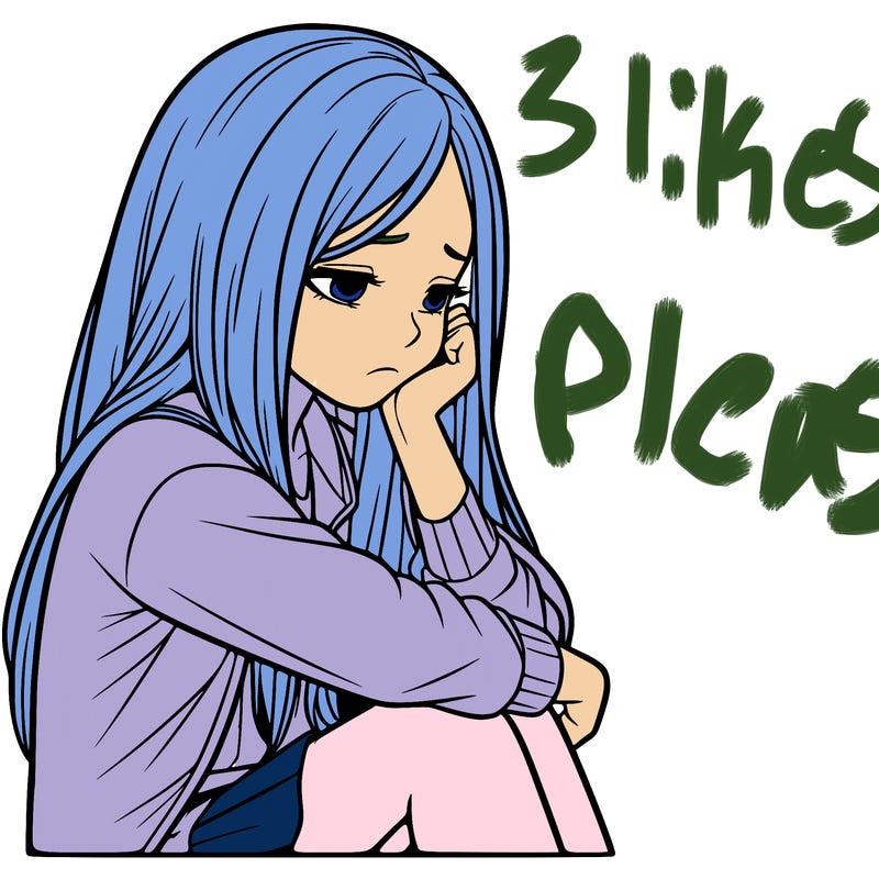 a realistic girl with depression