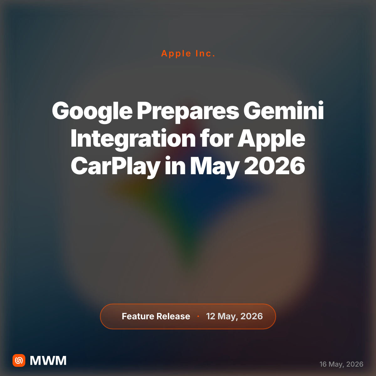 Google Prepares Gemini Integration for Apple CarPlay in May 2026