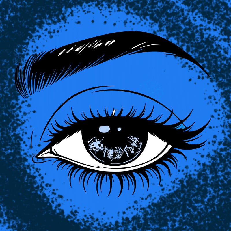 eye closed realistic