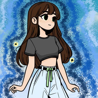 girl in a cute crop top