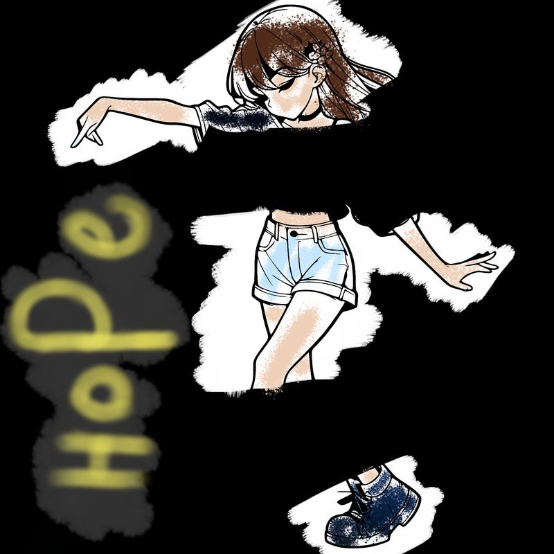 realistic girl danceing