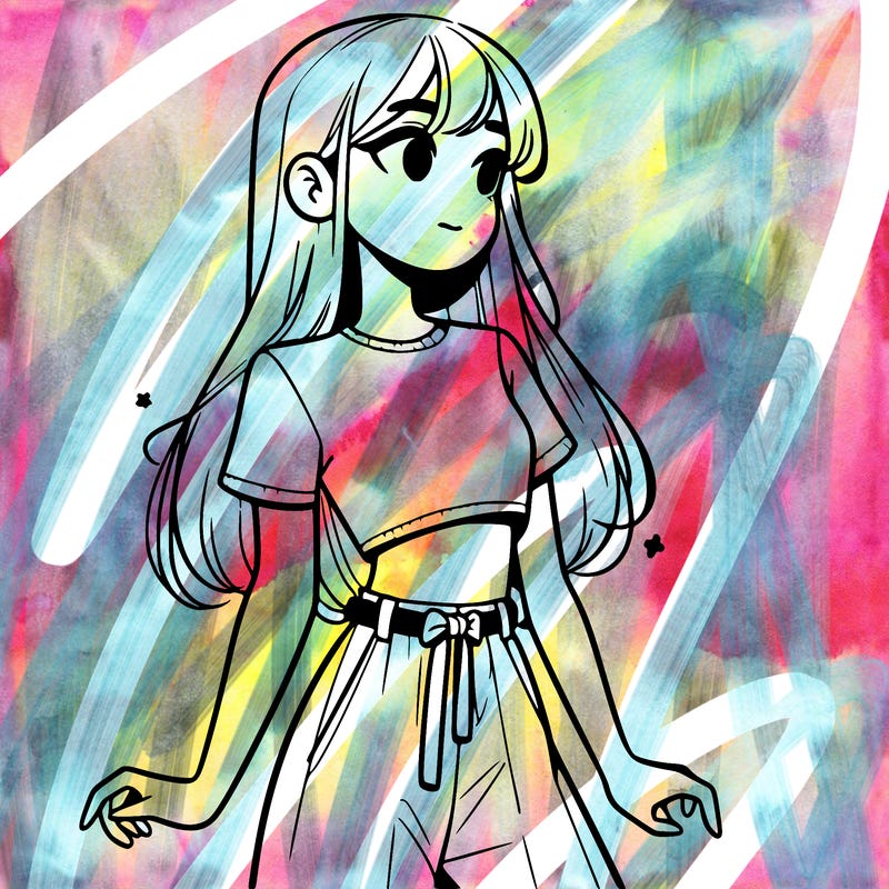 girl in a cute crop top