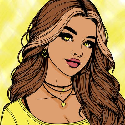 detailed realistic girl