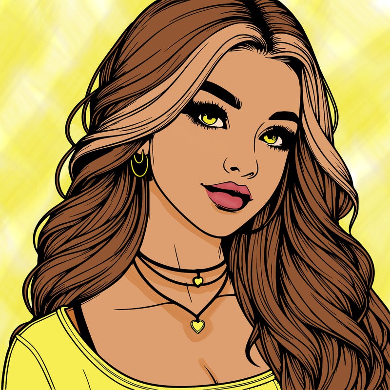 detailed realistic girl