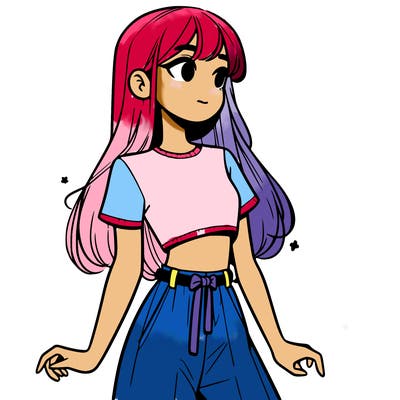 girl in a cute crop top