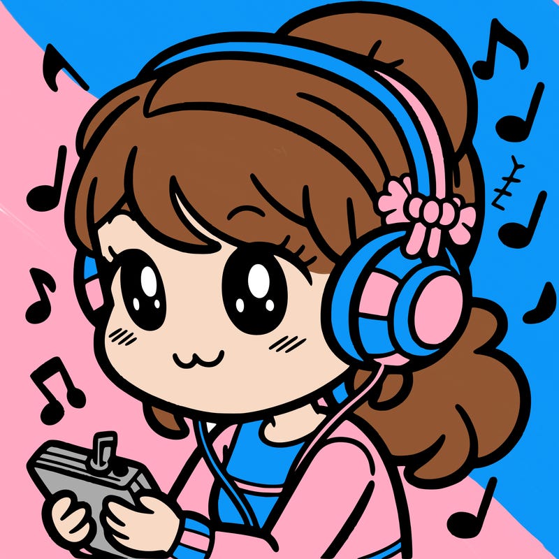 girl listening to music