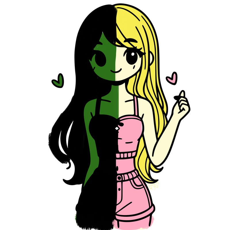 girl with cute crop top