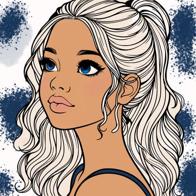 beautiful realistic girl