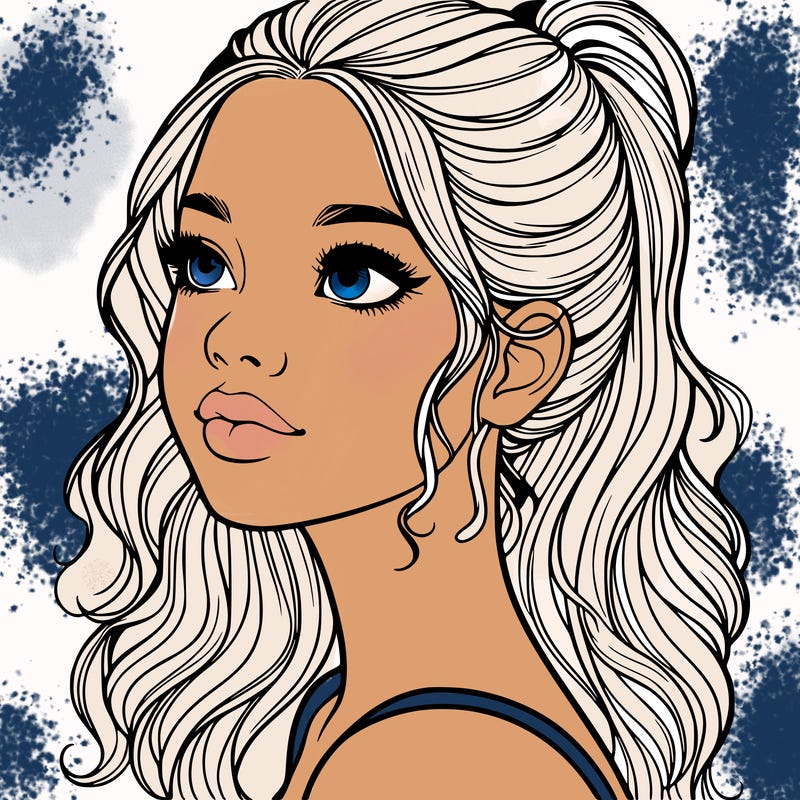 beautiful realistic girl