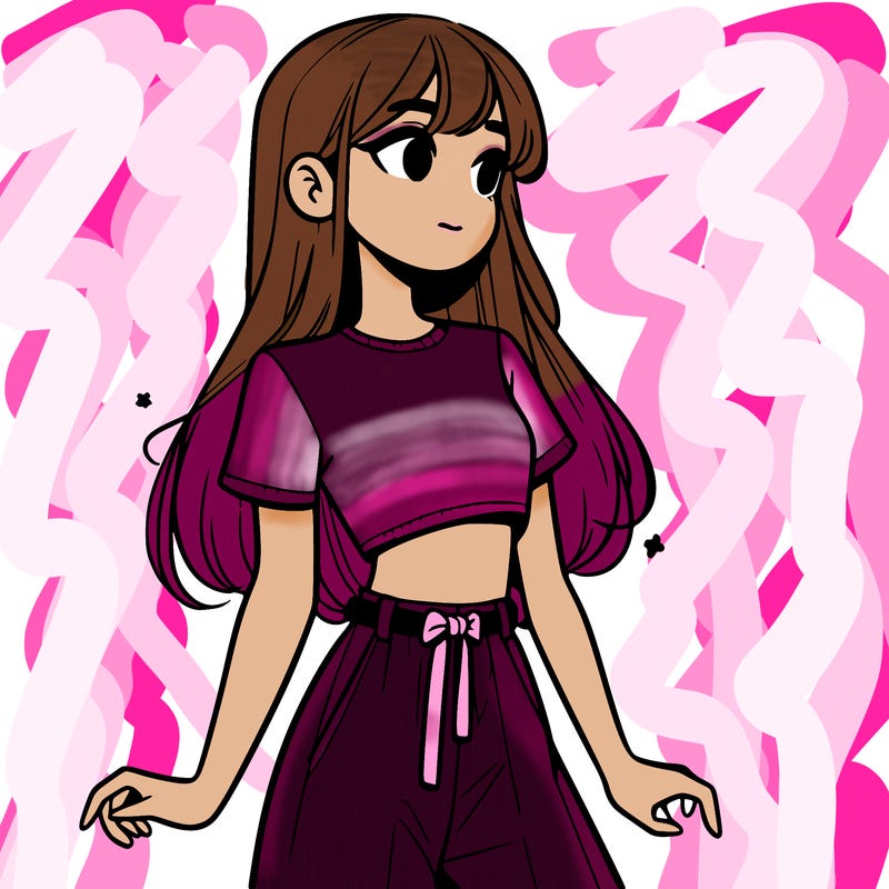 girl in a cute crop top