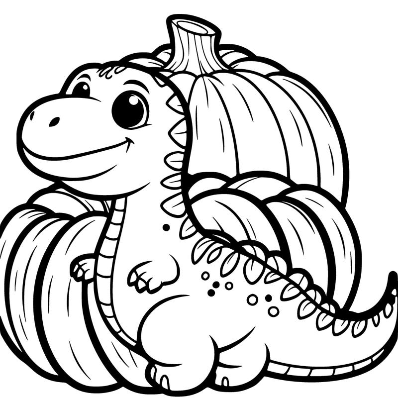 dinosaur pumpkin