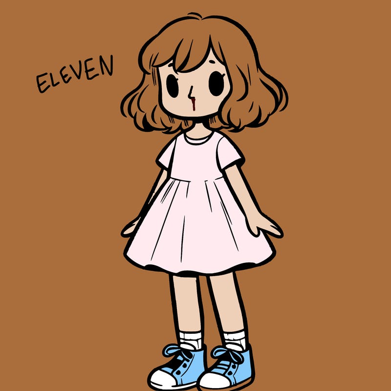 eleven from stranger things