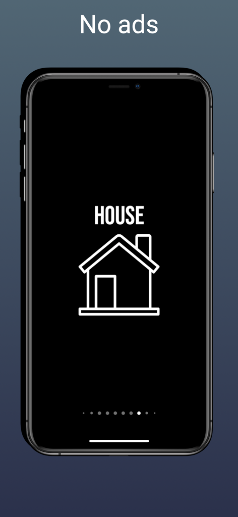 DJ Jam Producer - Groove pad - Interfaz de la aplicación DJ Jam Producer mostrando la selección del género de música house con el mensaje de sin anuncios