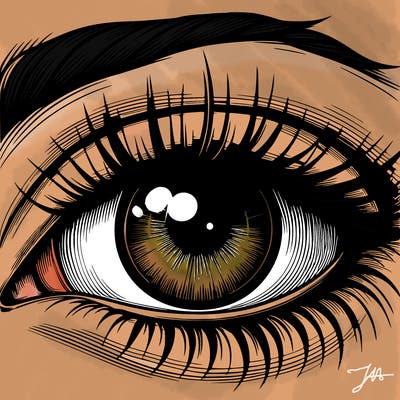 realistic eye